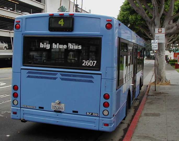 Santa Monica Big Blue Bus Thomas SLF 2607